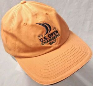 2015 US Open Chambers Bay USGA Member Adjustable Strapback Hat/Cap-EXCELLENT!